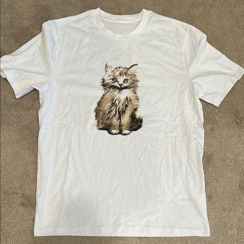 Taylor Swift Cat Print T-Shirt